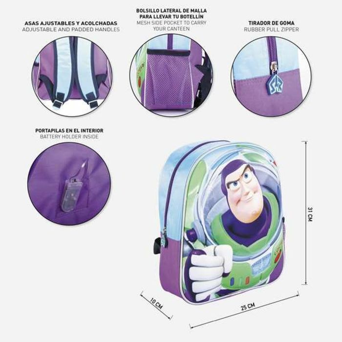 Mochila Escolar Buzz Lightyear 9