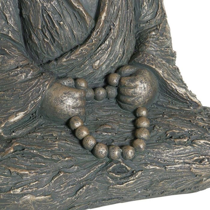 Figura Decorativa DKD Home Decor Fibra de Vidrio Monje (2 pcs) (27 x 27 x 40 cm) 1