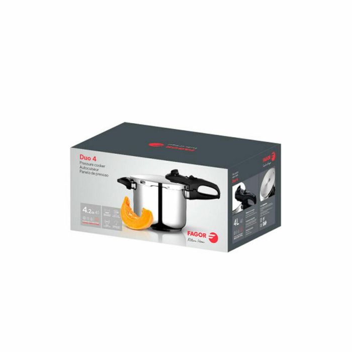 Olla Express Fagor DUO 6L RAPID Acero Inoxidable 18/10 6 L 6