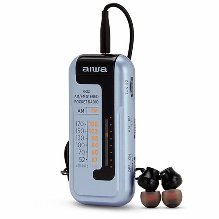 Radio Aiwa R22SL Plateado