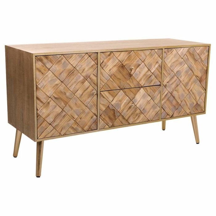 Cómoda Alexandra House Living Marrón Madera de Paulonia 41 x 65 x 118 cm