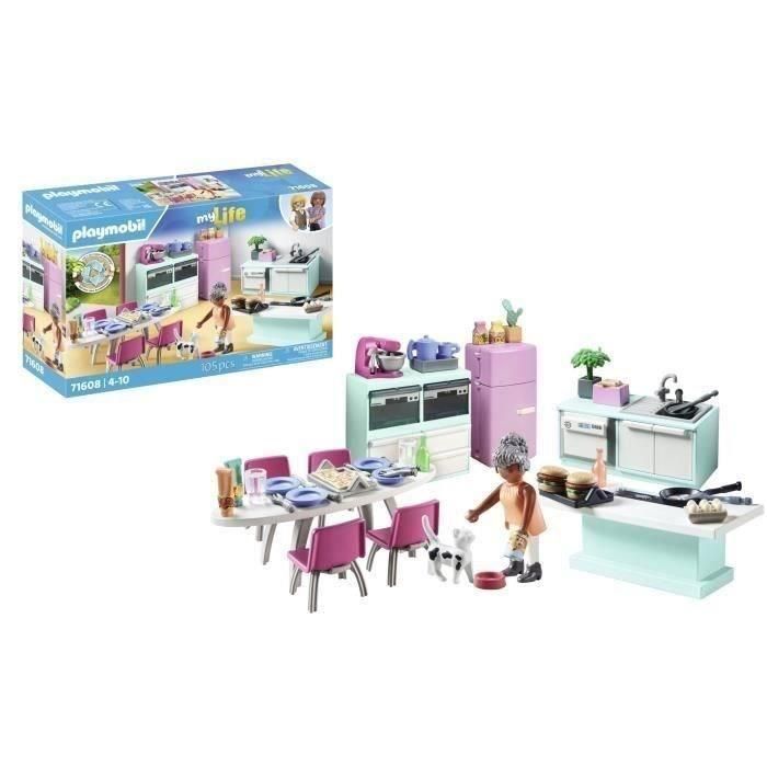 Playmobil 71608 Cocina con isla central 4