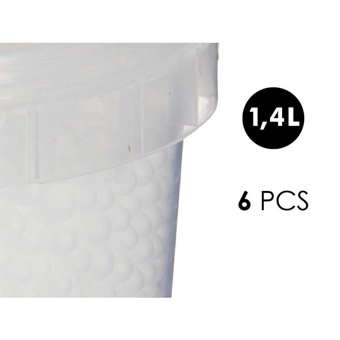 Bote Bolas Poliespan Blanco Pincello 13X14CM (6 Unidades) 3 Bote Bolas Poliespan Blanco Pincello 13X14CM (6 Unidades) 3