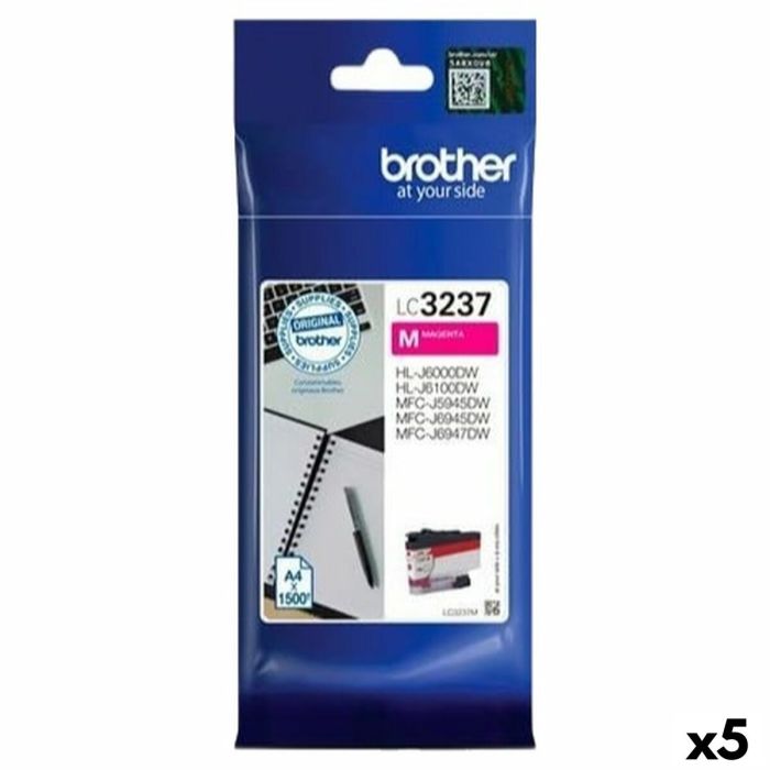 Cartucho de Tinta Original Brother HLJ6000 / MFCJ5945 6945 Magenta (5 Unidades)