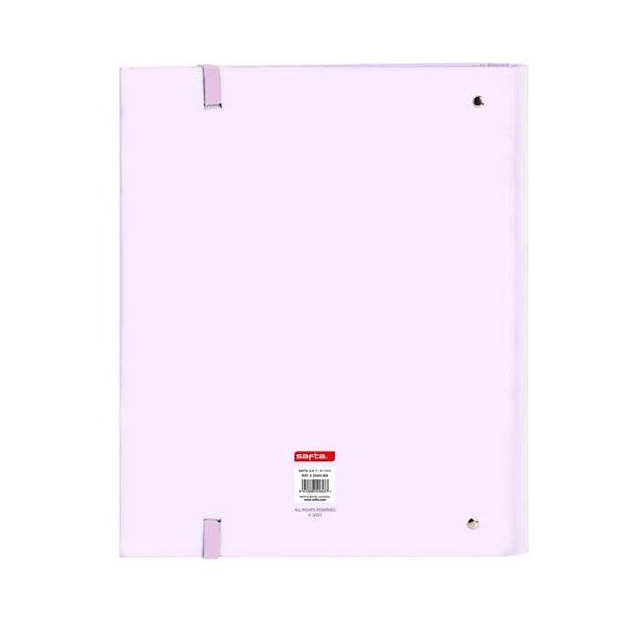 Safta Carpeta 4 Anillas 35 Mm Con Recambio, Color Lila, Tamaño 27x32x3,5 1 Safta Carpeta 4 Anillas 35 Mm Con Recambio, Color Lila, Tamaño 27x32x3,5 1