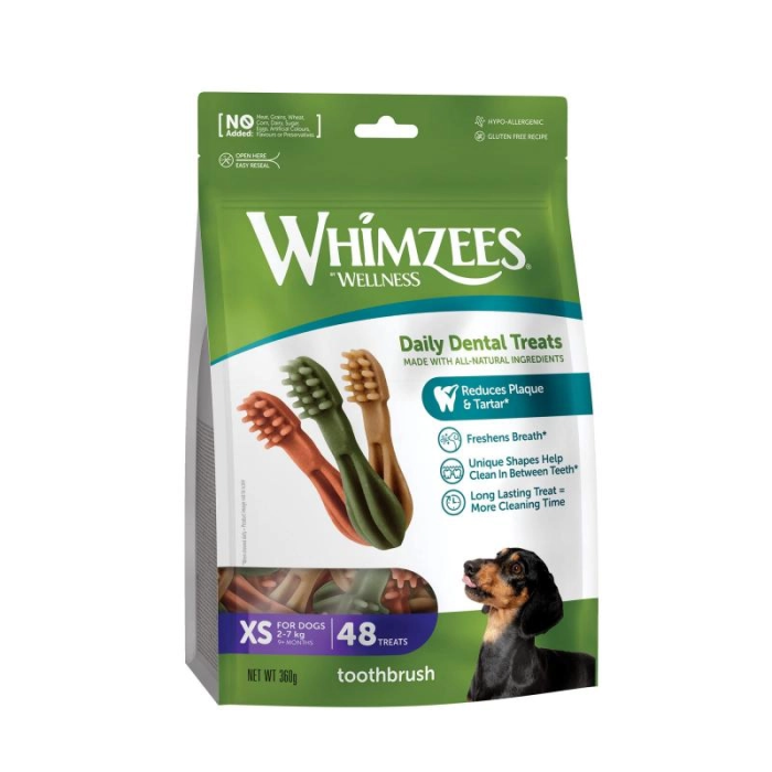 Whimzees Bag Toothbrush XS 48 Unidades