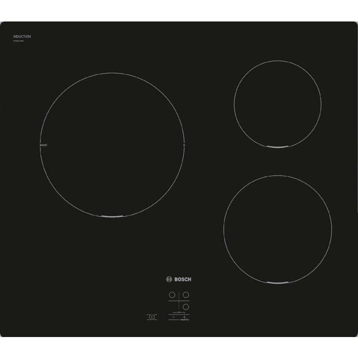 Bosch Placa de inducción Serie 2 PUC611AA5E, 3 quemadores, 52,2 x 59,2 x 5,1 cm, Negro Bosch Placa de inducción Serie 2 PUC611AA5E, 3 quemadores, 52,2 x 59,2 x 5,1 cm, Negro