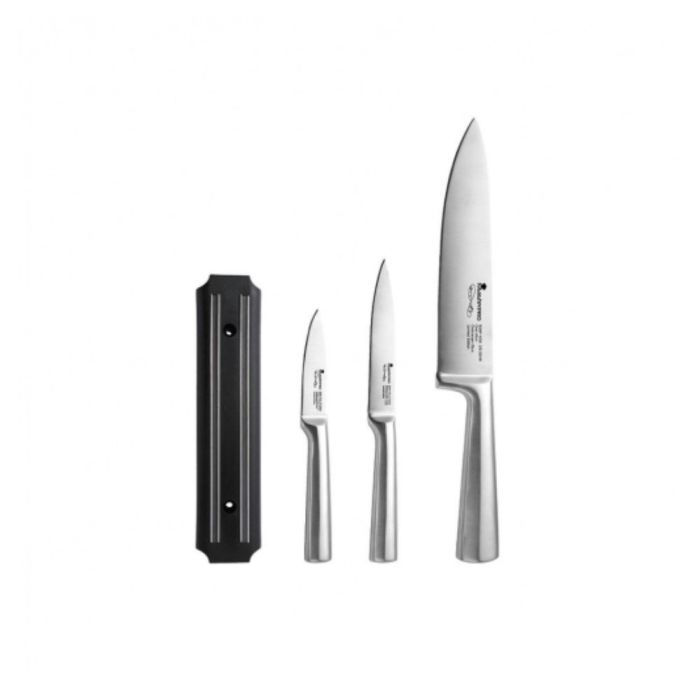 Juego de Cuchillos de Cocina y Soporte Masterpro Gravity Acero Inoxidable (4 pcs) Juego de Cuchillos de Cocina y Soporte Masterpro Gravity Acero Inoxidable (4 pcs)