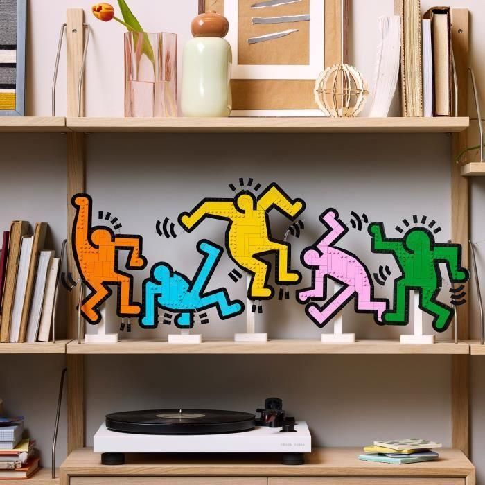 LEGO 31216 Art Keith Haring, figuras bailarinas, set de decoración y construcción para adultos 2 LEGO 31216 Art Keith Haring, figuras bailarinas, set de decoración y construcción para adultos 2
