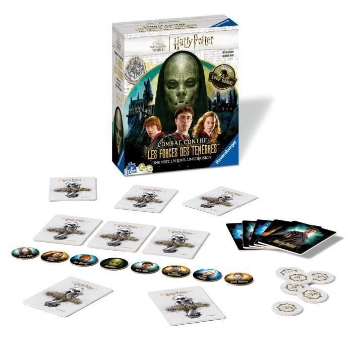Juegos de mesa de Harry Potter Combate contra las fuerzas de la oscuridad, basado en el juego Hombre Lobo, Durante 9 años, Ravensburger, 27354 1 Juegos de mesa de Harry Potter Combate contra las fuerzas de la oscuridad, basado en el juego Hombre Lobo, Durante 9 años, Ravensburger, 27354 1