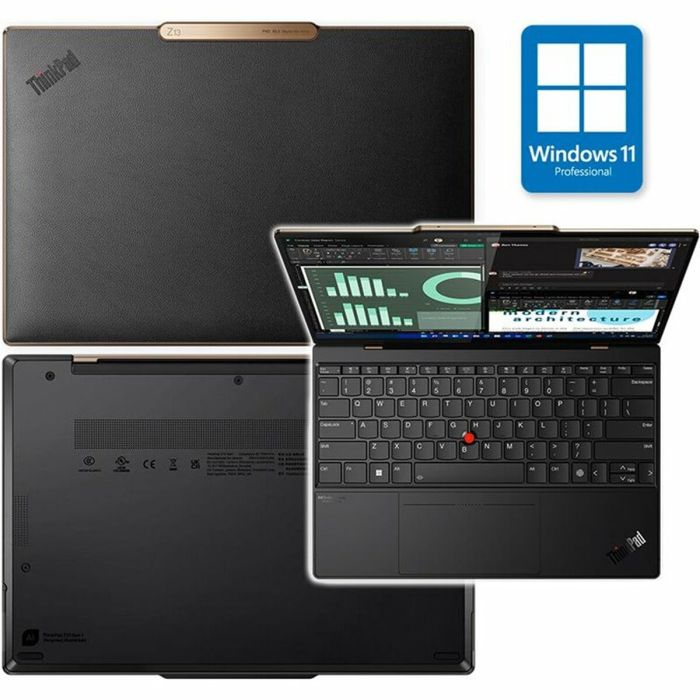 Notebook Lenovo THINKPAD Z13 RYZEN 7-6850H PRO Qwerty Español 512 GB SSD 16 GB 13,3" 3