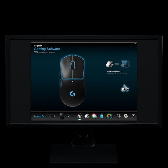 Logitech PRO Wireless Gaming Mouse, RF Wireless, Lithium Polymer (LiPo), Black 12 Logitech PRO Wireless Gaming Mouse, RF Wireless, Lithium Polymer (LiPo), Black 12