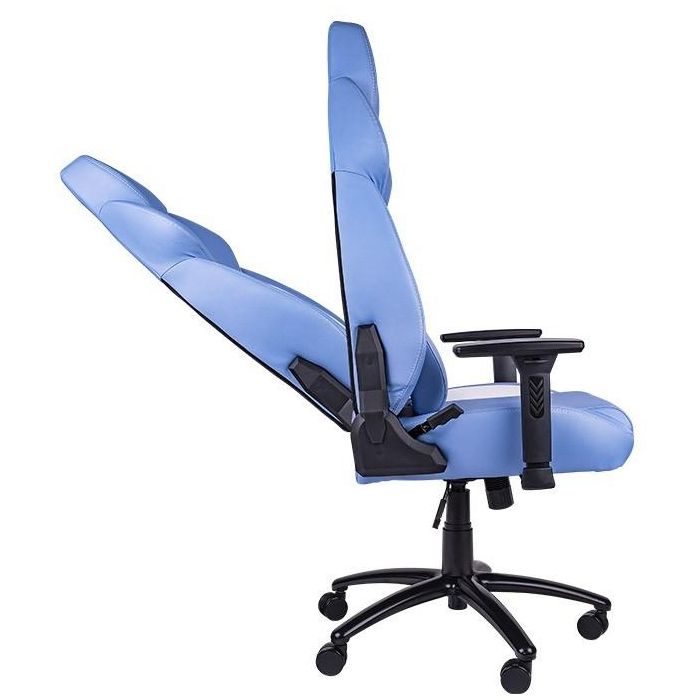 Thermaltake GGC-VCO-LWLWDS-01 Silla Gaming Butaca Acolchada para Videojuegos, 52cm Ancho, Soporta 150 kg, Azul y Blanco 3 Thermaltake GGC-VCO-LWLWDS-01 Silla Gaming Butaca Acolchada para Videojuegos, 52cm Ancho, Soporta 150 kg, Azul y Blanco 3