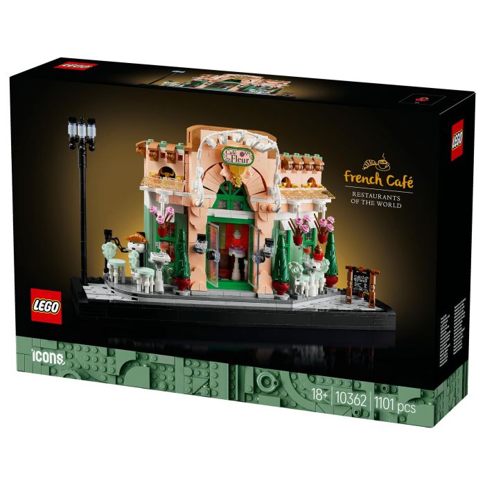 LEGO 10362 Cafetería Francesa: Decoración de Estantería Parisina Set para Adultos