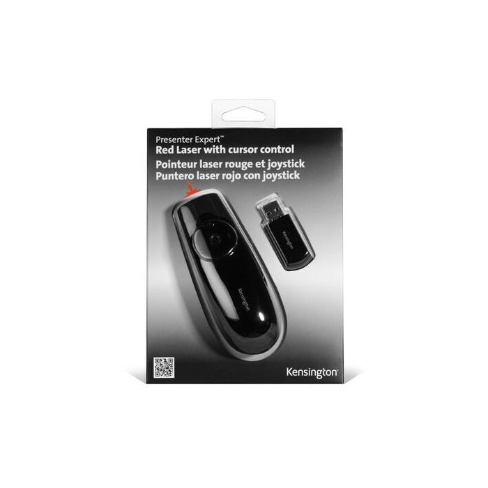 Kensington Expert Puntero Láser Rojo - Conexión Inalámbrica USB, Alcance 45M, Control de Presentaciones 5 Kensington Expert Puntero Láser Rojo - Conexión Inalámbrica USB, Alcance 45M, Control de Presentaciones 5