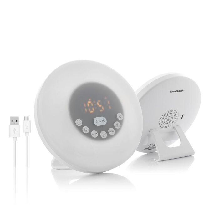 Despertador Amanecer Recargable con Altavoz Sunrilk InnovaGoods 7 Despertador Amanecer Recargable con Altavoz Sunrilk InnovaGoods 7