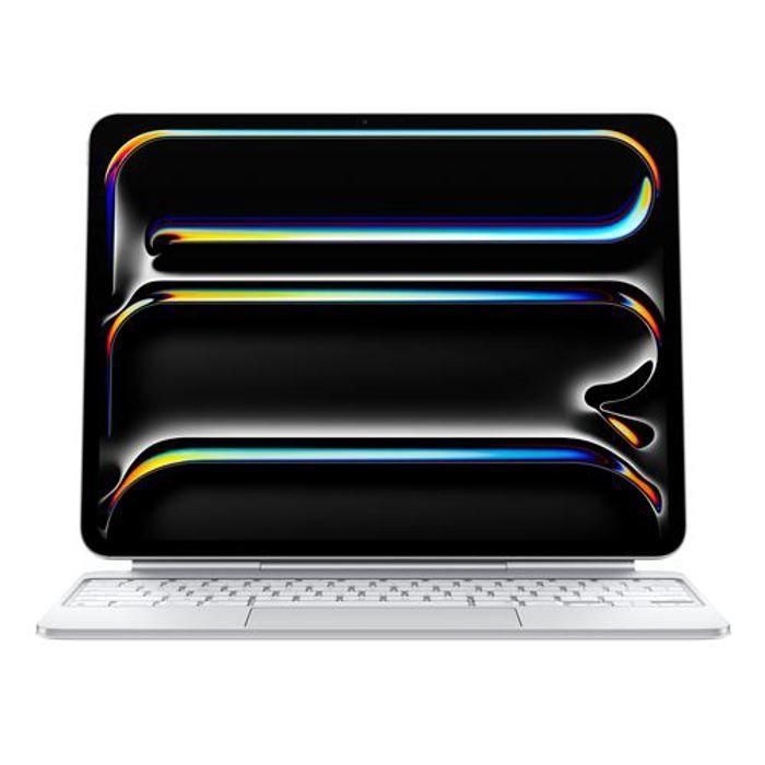 Apple - Magic Keyboard para iPad Pro 13 (M4) - Blanco Apple - Magic Keyboard para iPad Pro 13 (M4) - Blanco