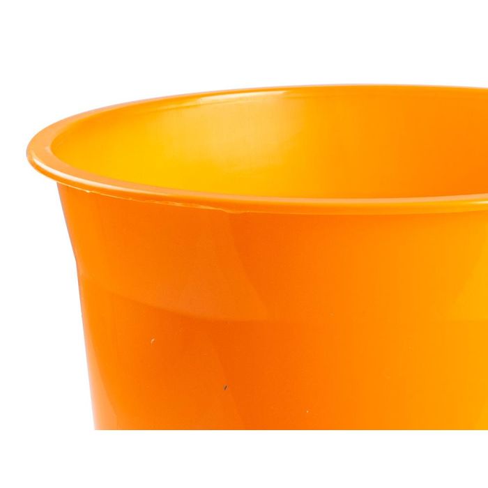 Papelera Plastico Q-Connect Naranja Translucido 13 Litros 275x285 mm 3