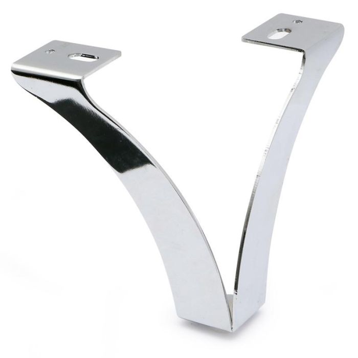 Q&Q Pata Metálica Vinet Acabado Cromo Altura 100 Metal 2