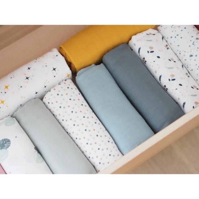 BEABA, Caja 2 SLIPS 120cm - Stormy grey / Primavera flora 5