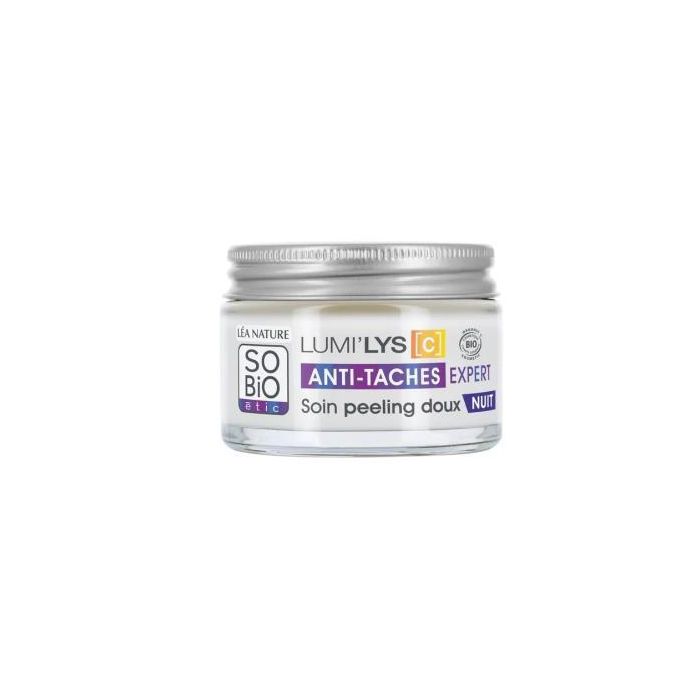 SO´BIO ETIC Crema Noche Peeling Lumilys Antimanchas Expert 50 ml