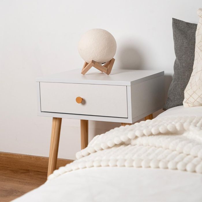 Vinthera Moa Mesilla Madera Melamina y Patas de Pino 40x30x50 cm 3