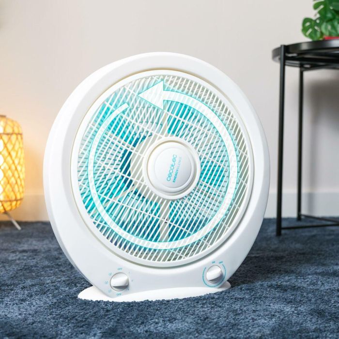 Ventilador de Suelo Cecotec EnergySilence 4500 Power Box 45 W Blanco 4 Ventilador de Suelo Cecotec EnergySilence 4500 Power Box 45 W Blanco 4