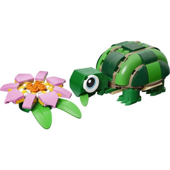 Lego Juego de Construccion Tortuga Con Flor De Nenúfar Creator 6+ Años 1