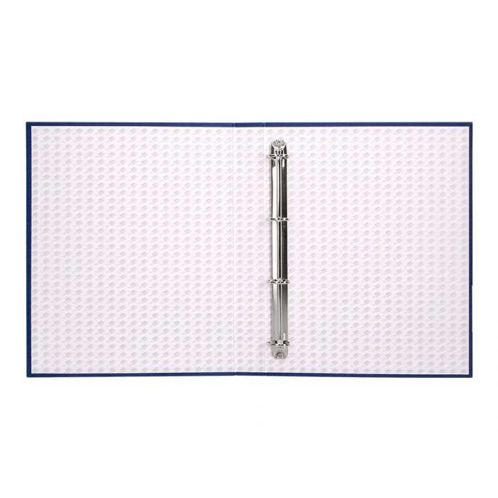 Liderpapel Carpeta 4 Anillas 40mm Folio Mixtas Azul Cartón Forrado 6