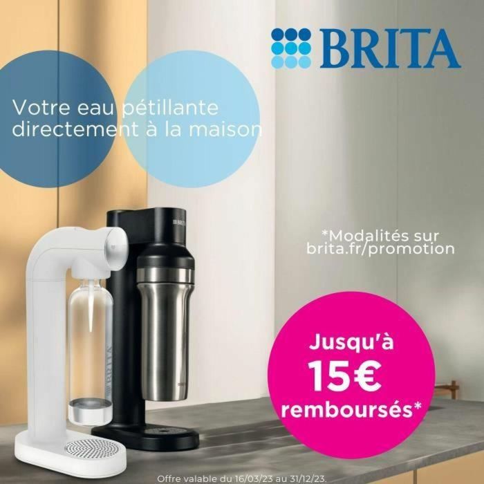 Brita BRI4006387118365 Máquina de agua con gas sodaTRIO Blanco 5