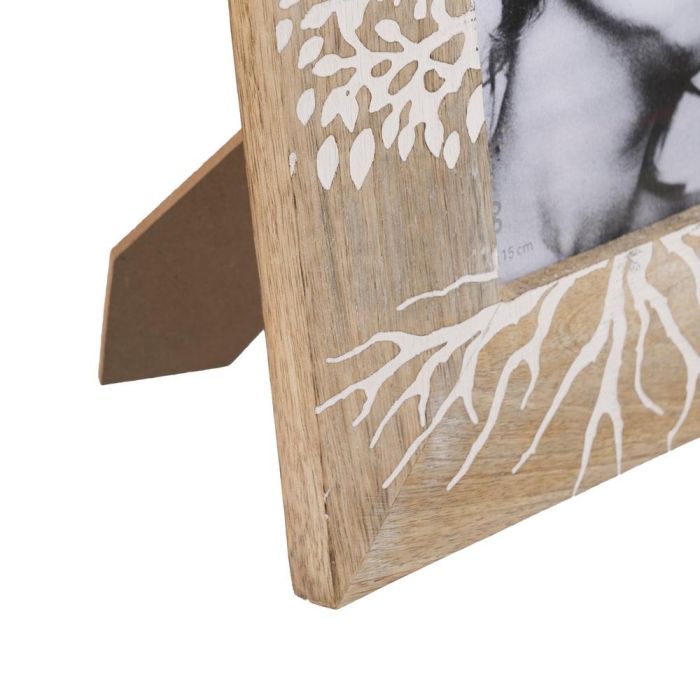 Portafotos Blanco-Natural 23 X 2 X 28 cm