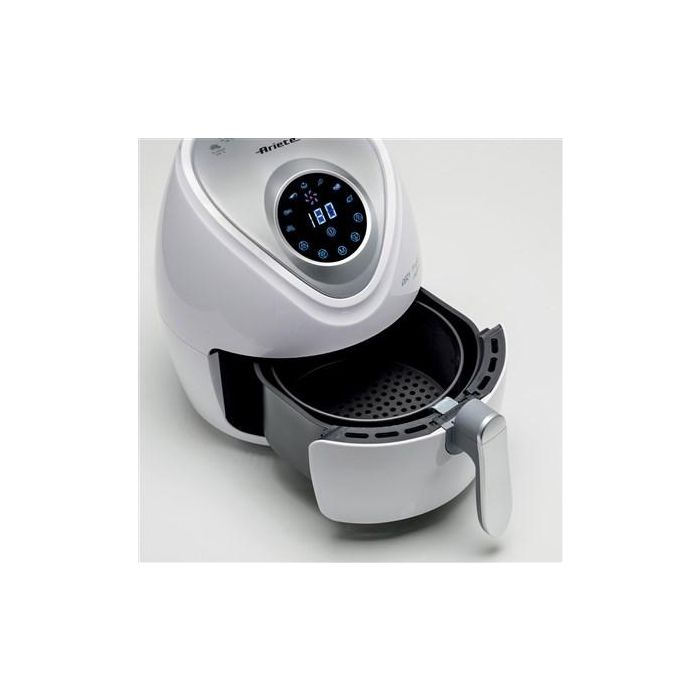 Ariete 4616/03 Freidora de Aire Blanca con Pantalla LCD Táctil, 7 Programas Predefinidos, 80% Menos Grasa 2