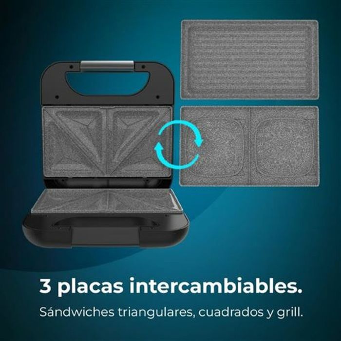 Sandwichera Cecotec Rock’nToast Combo 800 W 1 Sandwichera Cecotec Rock’nToast Combo 800 W 1