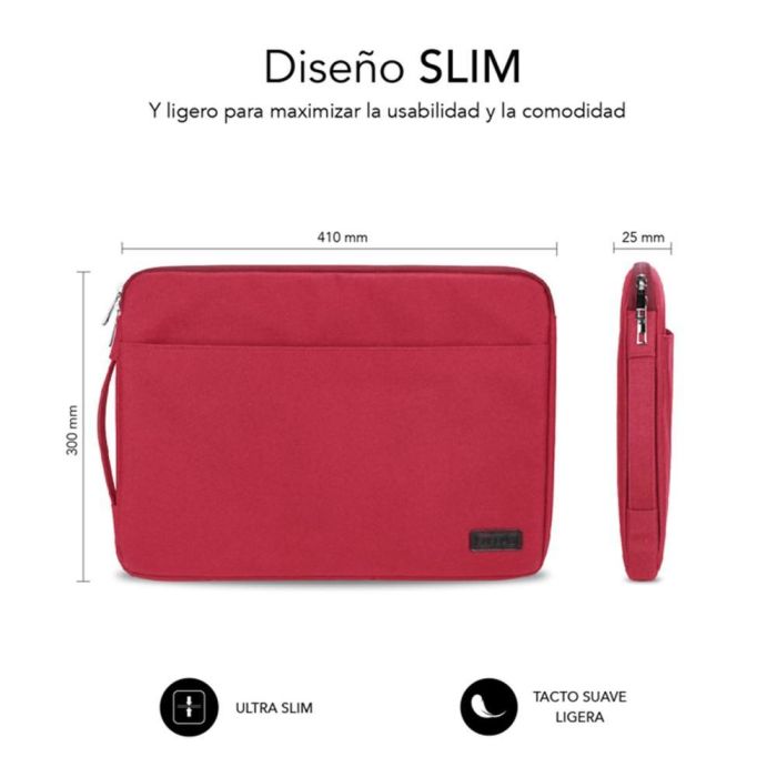 Funda Subblim Urban Laptop Sleeve para Portátiles hasta 15.6"/ Roja 2 Funda Subblim Urban Laptop Sleeve para Portátiles hasta 15.6"/ Roja 2