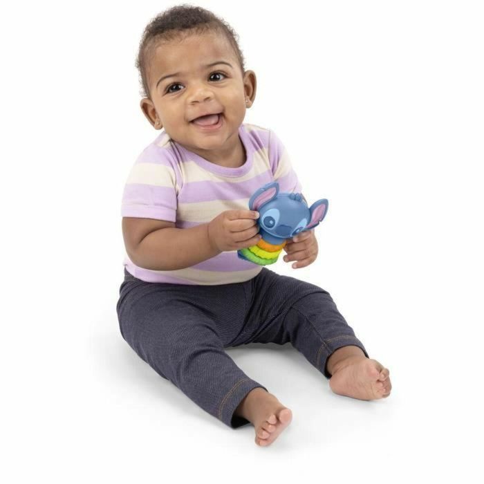 Bright Starts BRI0074451174733 Disney Baby Stitch Set de Regalo de Nacimiento con 4 Juguetes para Recién Nacidos, Sonajero, Mordedor y Juguetes Multisensoriales 1