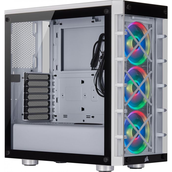 CORSAIR Midi Crystal 465X Tempered Glass Smart Case (W) 0 CORSAIR Midi Crystal 465X Tempered Glass Smart Case (W) 0