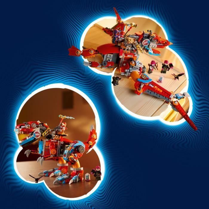 Lego 71484 Set de Construcción DREAMZzz Robot Dinosaurio C-Rex de Cooper con Minifigura T. rex o Pterodáctilo 2 Lego 71484 Set de Construcción DREAMZzz Robot Dinosaurio C-Rex de Cooper con Minifigura T. rex o Pterodáctilo 2