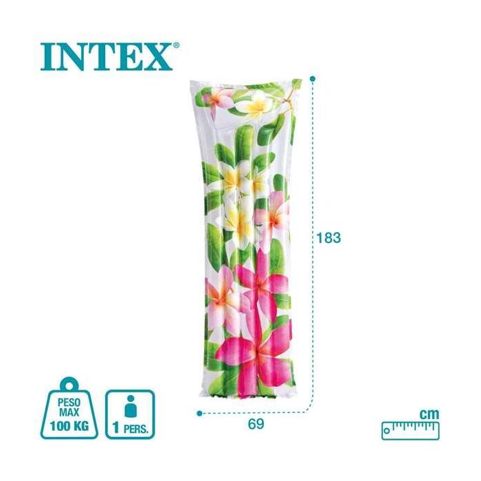 Intex Colchoneta 5 Tubos Fashion 183x69 cm - Modelos Surtidos 13