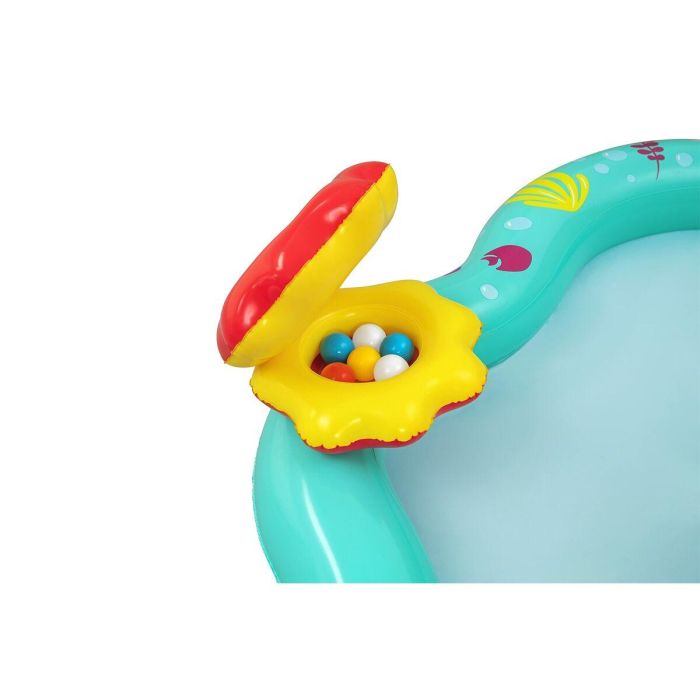 Bestway Piscina Hinchable Parque Juegos Disney Sirenita 221x193x117 cm +2 Años Jardin 91097 1