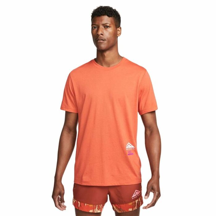 Camiseta de Manga Corta Hombre Nike Dri-FIT Naranja 1