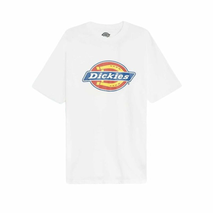 Camiseta de Manga Corta Dickies Icon Logo Blanco Unisex 4