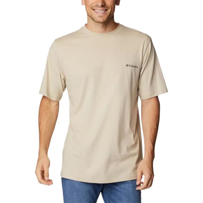 Camiseta de Manga Corta Hombre Columbia Csc Basic Logo™ Marrón claro Montaña