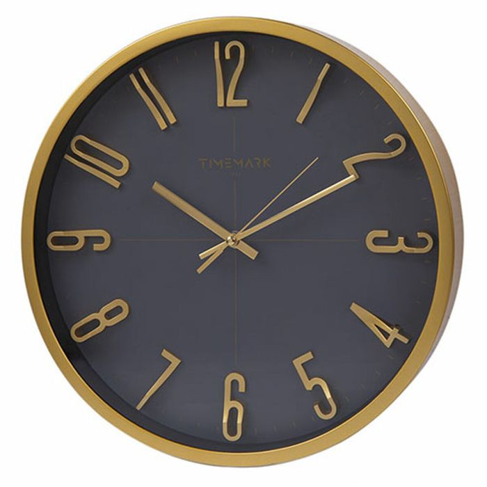 Reloj de Pared Timemark Gris Ø 34 cm