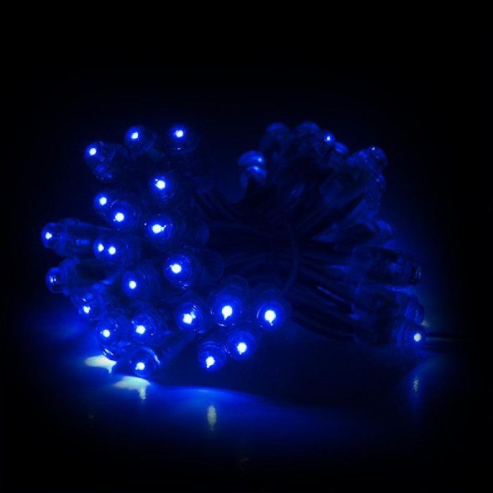 Epistar DE-PIX-12-B Pixel LED 0.1W 2Lm 12mm 5V Azul, Cadena de 50 Unidades, 50.000 Horas de Vida Útil 1 Epistar DE-PIX-12-B Pixel LED 0.1W 2Lm 12mm 5V Azul, Cadena de 50 Unidades, 50.000 Horas de Vida Útil 1