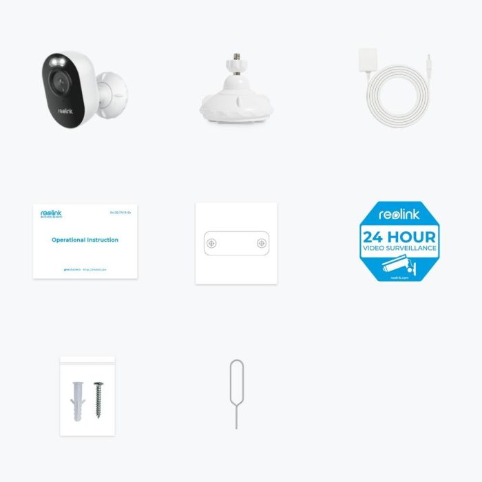 Reolink WCLMC2KP01 E430 Cámara IP Seguridad Exterior Inalámbrica/Alámbrica 4MP 1080p Google Assistant 2