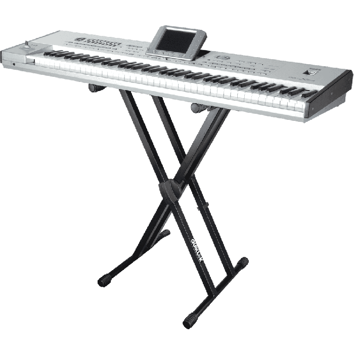 Soporte Teclado T500 Formato "X" Trigger Lok / Perfil Doble - Negro 2 Soporte Teclado T500 Formato "X" Trigger Lok / Perfil Doble - Negro 2
