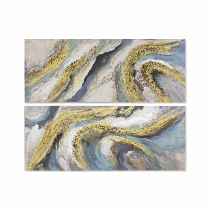 Cuadro DKD Home Decor 150 x 3 x 60 cm Abstracto Moderno (2 Unidades) Cuadro DKD Home Decor 150 x 3 x 60 cm Abstracto Moderno (2 Unidades)
