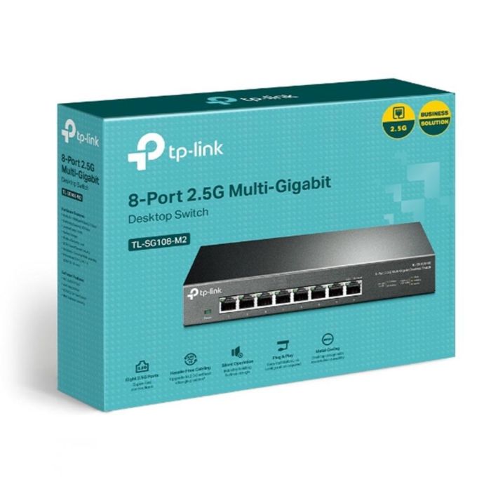 TP-Link TL-SG108-M2 switch Negro 2 TP-Link TL-SG108-M2 switch Negro 2