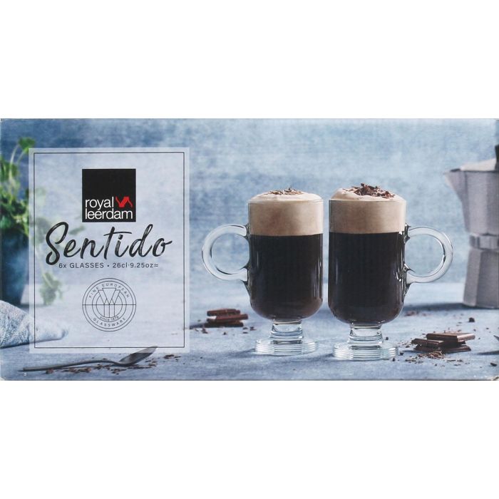 Royal Leerdam Set 6 Tazas Cafe con Leche Altura 26 Cl Senti (4 Cajas)