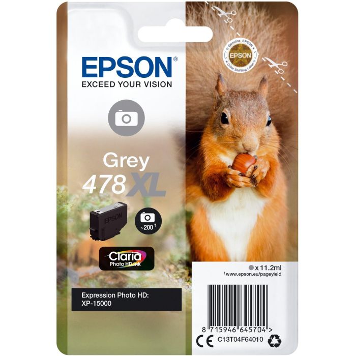 Epson Tinta Gris Claria Photo HD para XP-15000 - 478XL 0 Epson Tinta Gris Claria Photo HD para XP-15000 - 478XL 0